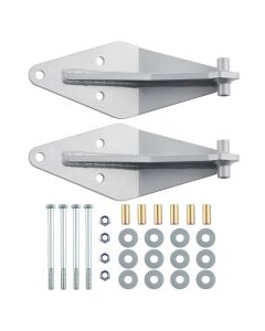 Front Dual Twin Shock Bracket Mount Kit compatible for Ford F250 F350 4WD 1999-2004