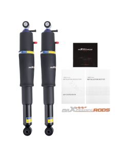 Pair Rear Air Suspension Strut Shocks compatible for GMC Chevy Cadillac Escalade 2000-2013