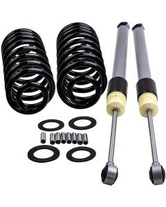 Compatible for Hummer H2 2003-2009 2 PCS Rear Air to Coil Spring Conversion Kit with Shocks  lowering kit