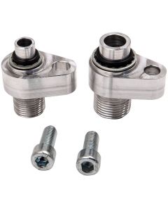 A/C AC Compressor Connector Fittings Set compatible for LS Engine Swap for 451-1106