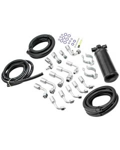 Universal 134a Air Conditioning Extended Length Hose O-Ring Fittings Drier Kit