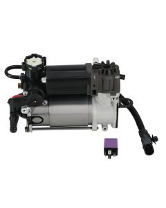 Air Suspension Compressor Pump & Relay Kit compatible for Audi Allroad Quattro C5/4B 01-05
