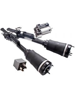 Compatible for Mercedes ML GL W164 Set of Front Rear Left Right Air Suspension Struts W/ADS