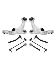 8Pcs Front Lower Control Arms w/Ball Joint Tie Rod compatible for Nissan Altima 2007-2013