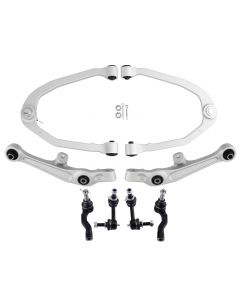8 Pcs Front Upper & Lower Control Arm compatible for Infiniti G35 2003 - 2006 RWD