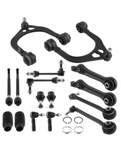 16x Front Control Arms Tie Rods Compatible for Dodge Charger Challenger 300 RWD 2011-2019