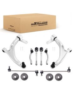 Suepsnion Front Lower Control Arms Sway Bar Tie Rods for 2009-2015 compatible for Honda Pilot