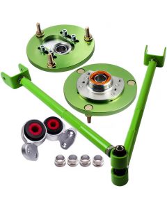 Compatible for BMW E46 Rear Camber Arm and Camber Plates and Urethane Control Arm Bushings