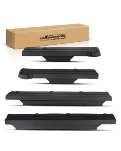 4pcs Rocker Panels Protect Cover compatible for Chevy Silverado GMC Sierra 1500 07-13