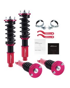 Compatible for Honda Accord 94-97 compatible for Acura 97-99 CB CD Adj Height Shocks Racing Coilovers lowering kit