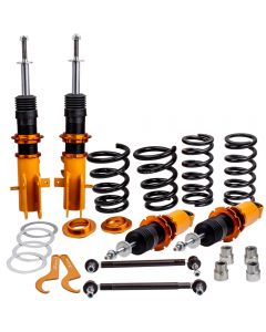 Compatible for Chevrolet Camaro V8 2012-2015 Adj. Damper Shock Absorbers Complete Coiloverslowering kit