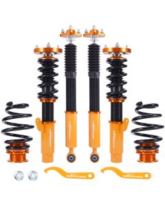 Maxpeedingrods Coilover Height Adjustable Absorber Strut Shocks compatible for BMW E46 3 Series 1998-2005
