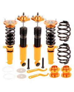 Maxpeedingrods Coilover Height Adjustable Absorber Strut Shocks compatible for BMW E46 3 Series 1998-2006