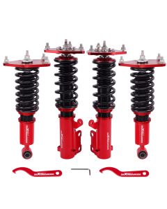 24 LEVEL DAMPER COILOVER compatible for MITSUBISHI ECLIPSE 4G 06-12 SUSPENSION CAMBER PLATE