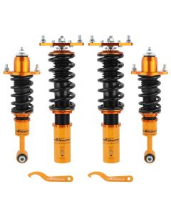 Coilover Lowering Kit compatible for Mitsubishi Galant 99-03 Adj. Height Coil Springs Strut