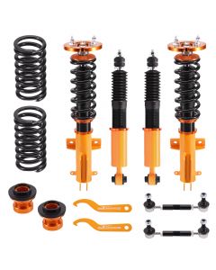 Compatible for Ford Mustang 2005-2014 Assembly Coilovers Kits Adj. Height and Mounts lowering kit