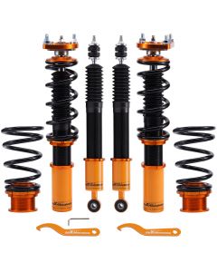 Compatible for Ford Mustang 4th 1994-04 Coilovers Suspension Shock Kits compatible 24 Ways Adj. Damper lowering kit