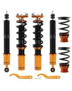 Compatible for FORD Mustang GT SN95 Convertible/Coupe 1994-2004 Coilovers Kits 4 Adjustable Height Mounts Racing lowering kit
