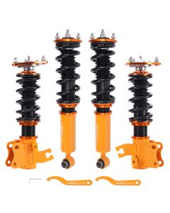 24-ways Damper Adjustable Coilover Suspensions compatible for Nissan s13 coilovers 240SX 180SX 88-94 lowering kit