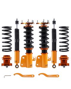 Coilovers Kits Compatible for Scion XB 2004-2006 Adj. Damper Shock Absorbers Struts compatible for Toyota Echo 2000-2005 lowering kit