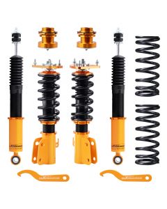 Front Complete Coil Spring Struts Rear Shocks compatible for Scion xB 2004-2006 Coilovers compatible for Toyota Echo 2000-2005 lowering kit