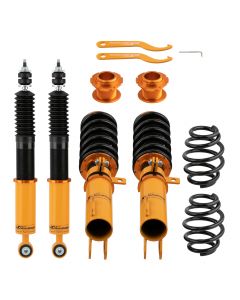 4x Coilovers Rear+ Front Suspension Kits compatible for Toyota Yaris 2013-2017 Adj. Damper lowering kit