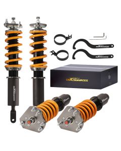 MaXpeedingrods Coilovers Coil Spring Kits compatible for Honda Prelude 1992-2001 Adj Damper lowering kit
