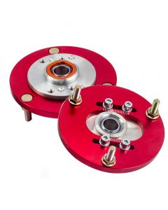 Front Top Mount Camber Plates Red compatible for BMW E36 3 Series 318 320 323 325 M3 Pair