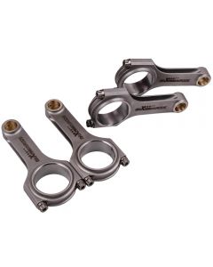 4340 Forged Connecting Rods+ARP2000 Bolts compatible for Honda D17 D17A 1.7L Engine 137mm