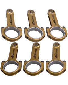 H-Beam Titanizing Connecting Rods Rod compatible for Porsche 993 996 GT2 Turbo ARP2000 Bolt