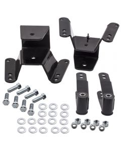 Drop Lowering Kit 4 Rear Drop Hanger compatible for GMC C10 1973-87 2WD