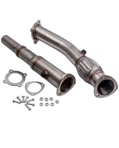 3 Stainless Exhaust DE compatible for CAT Down Pipe compatible for VW Golf MK4 Bora 1.8T