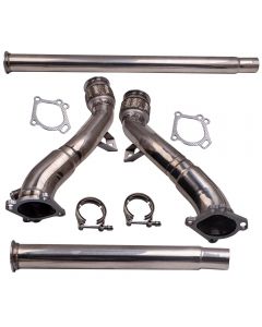 Compatible for Audi S4 B5 A6/Allroad C5 2.7L BiTurbo K04 RS6 Exhaust Downpipe Down pipe