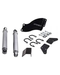 Compatible for Dodge Ram 2500 3500 Big bore 2014 15-18 Dual Steering Stabilizer Kit 