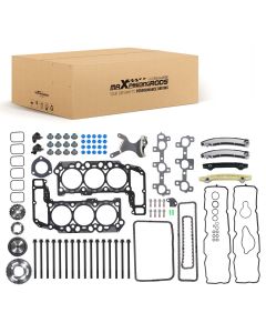 Timing Chain Head Gasket Bolts Set for 2005-12 compatible for Dodge Ram 1500 compatible for Jeep Grand 3.7L V6