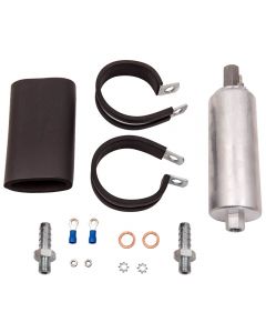 Universal High Flow and Pressure External Inline 255LPH Fuel Pump Kit Set GSL392