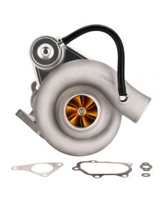 Billet Compressor Wheel Street Performance Turbocharger Compatible for Subaru Impreza STI TD05 20G EJ20 EJ25 2002-2006