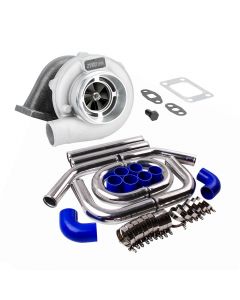GT30 GT3037 GT3076 Turbo + 2.5 inch 64mm Aluminum Intercooler Piping pipe kit