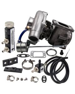 T04e T3/t4 Turbo Turbocharger Compressor V-band+boost Controller 1-30 Psi Adjust