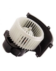 Front Heater Blower Motor w/ Fan Cage compatible for Audi Q7 compatible for Porsche Cayenne compatible for VW Touareg