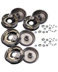 4 Trailer 10 x 2 1/4 Electric Brake 5 on 4.5 Hub Drums Bearing Kit For 3500 lbs