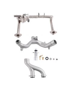 Upgraded Aluminum Coolant Water Pipe Kit compatible for Land Rover Range Rover 3.0 SC 14-19