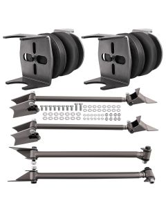 Weld-On Triangulated 4 Link Kit Brackets 2500 Bags Air Ride Suspension 2.75 axle