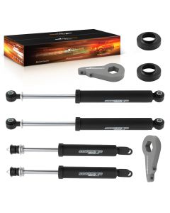 2" Leveling Kit w/Shocks compatible for Chevy Avalanche compatible for Suburban 1500 compatible for Tahoe GMC Yukon 00-06