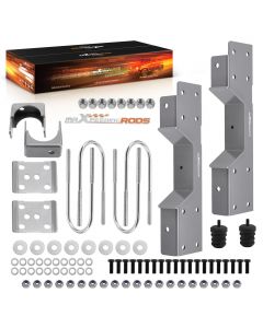 Rear 8" Drop Lower Flip & C-Notch Kit compatible for Chevy Silverado GMC Sierra C3500 88-98