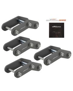 1.25 inch Lift Level Kit Shackles Front Rear compatible for Jeep Wrangler YJ 1987-1995