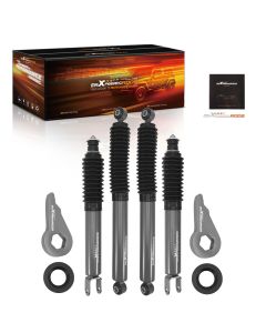 2 Leveling Kit w/Shocks compatible for Chevy Avalanche compatible for Suburban 1500 compatible for Tahoe GMC Yukon 00-06