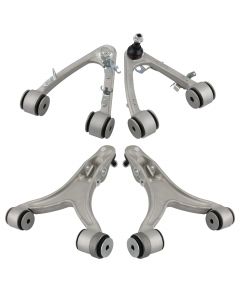 Front Upper Lower Control Arms For 07-13 compatible for Maserati Quattroporte GranTurismo M139