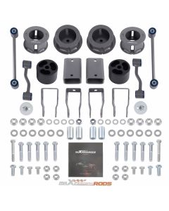 2.5 inch Front Rear Leveling Lift Kit compatible for Jeep Wrangler JL 4WD 2018-2019 Extensions	
