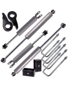 1inch-3inch Leveling Lift Kit w/ Shock compatible for Chevy Silverado compatible for GMC Sierra 1500 1999-2006